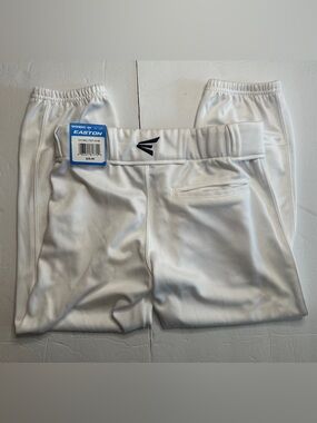 NWT Easton White Women’s Softball/Baseball Pants with Black Logo